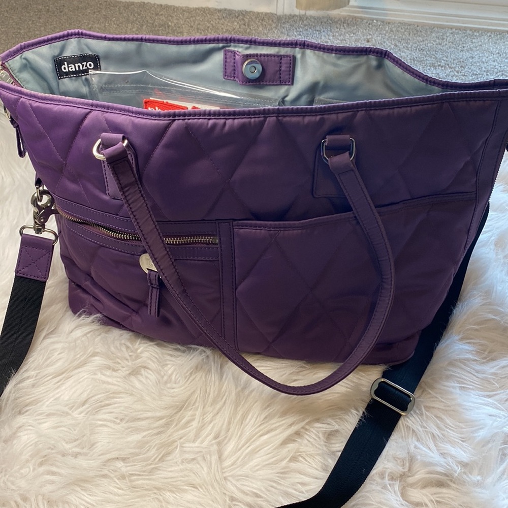 Danzo "Lexington" Diaper Bag - Light Navy - NWT - Picture 1 of 10